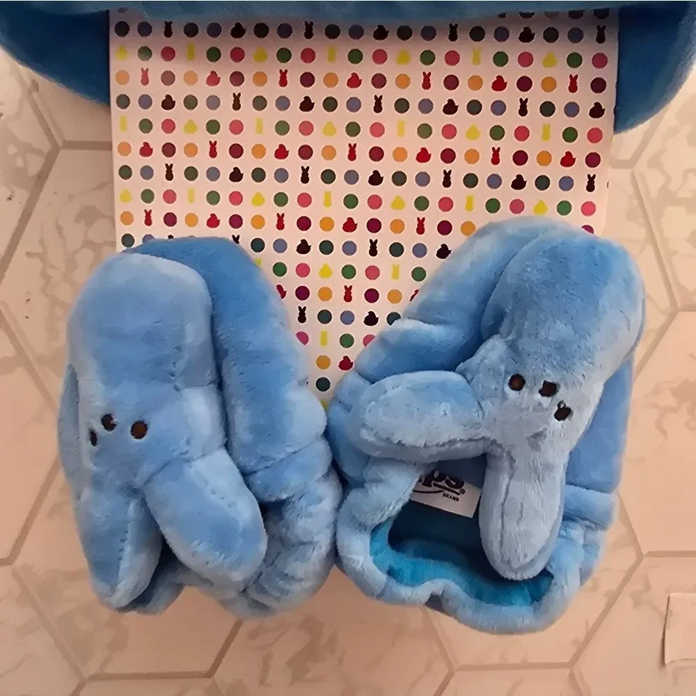 New Blue Peeps Baby girl Set Includes Hat, Bib, Booties Easter Bunny PEEP PEEP